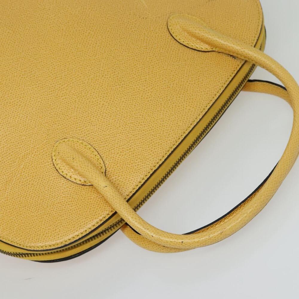 CELINE Hand Bag Leather Yellow Gold - Picture 6 of 12